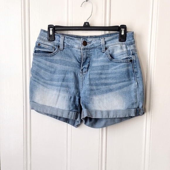 Time and True Denim Blue Shorts Size 4 - Picture 1 of 3
